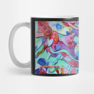 Neon Park Collage Mug